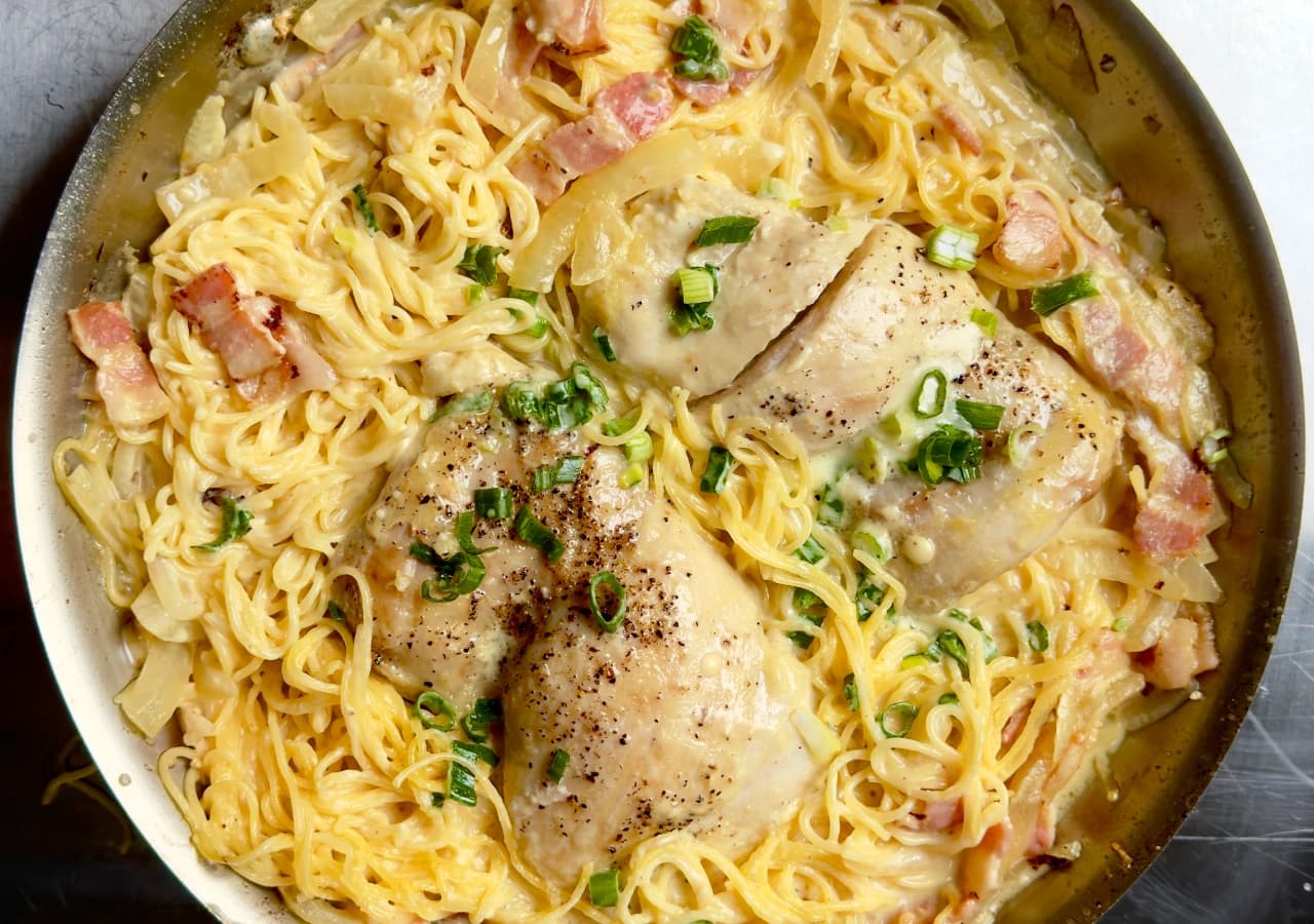 Chicken Bianco Pasta