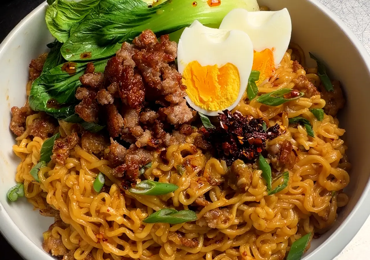 Japanese Spicy Sesame Pork Ramen