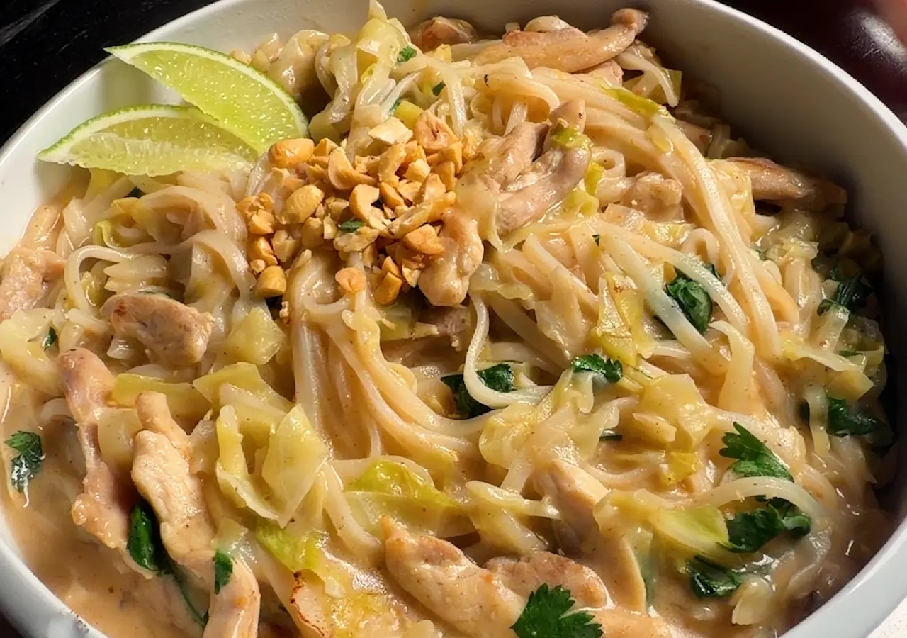 Sweet & Sour Peanut-Lime Noodles