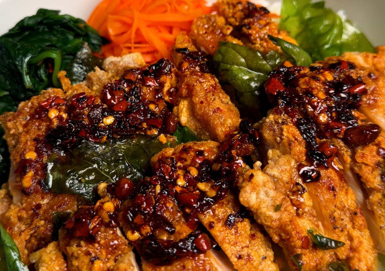 Taiwanese Fried Chicken over Rice