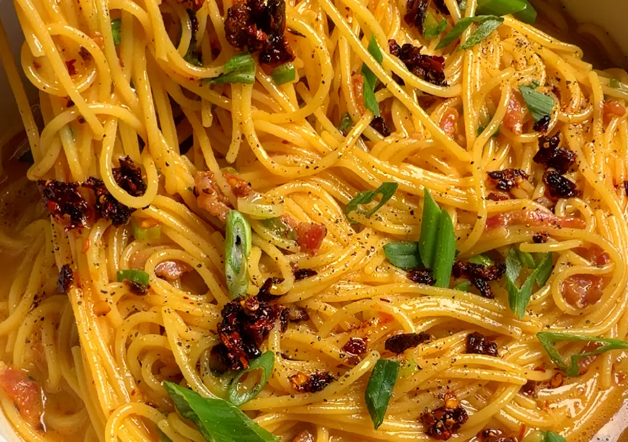Chinese Chili Carbonara
