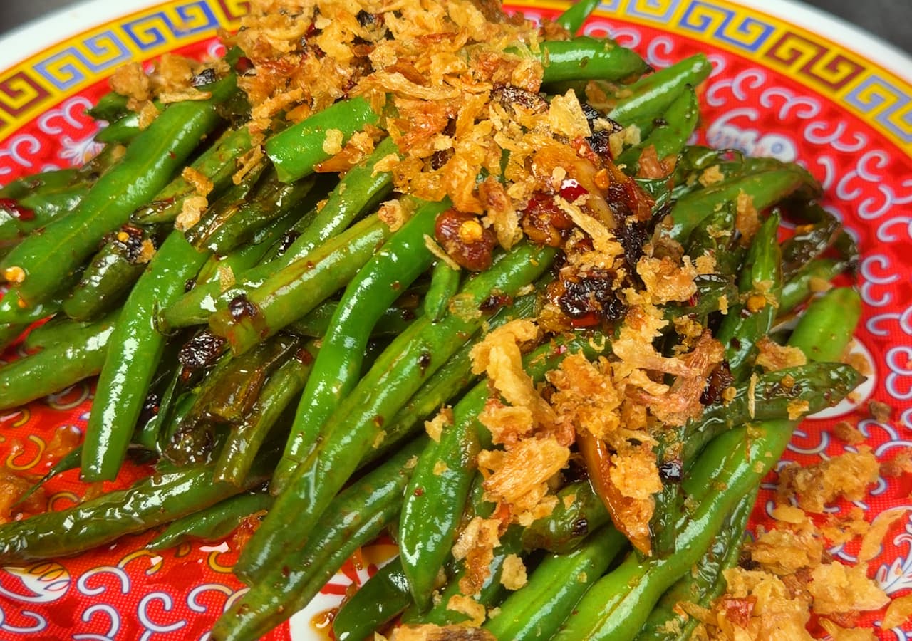 Chili Garlic Green Beans