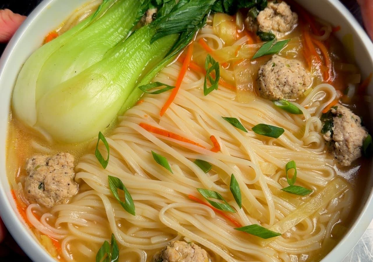 Lazy Dumpling Soup Noodles