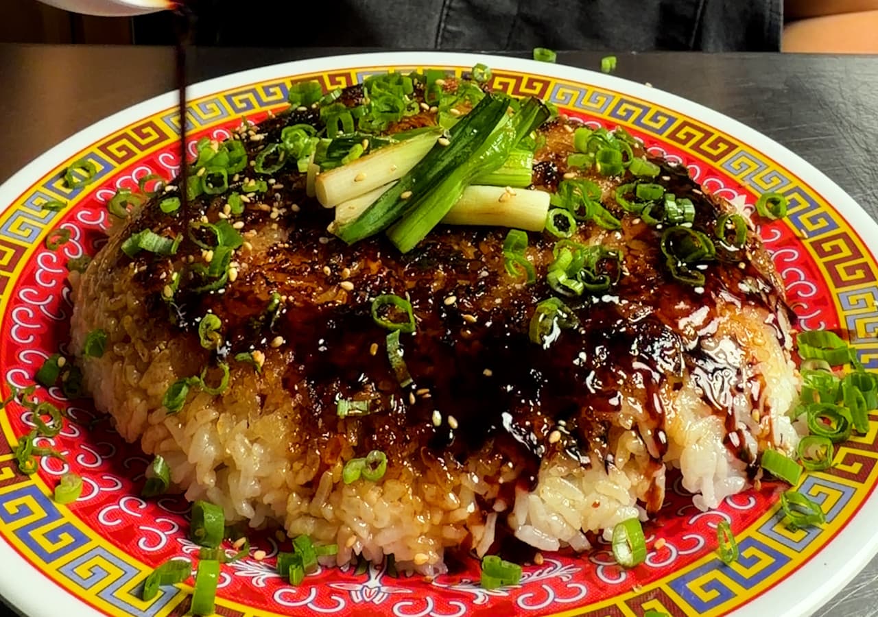 Sizzling Chicken Crispy Rice Bowl