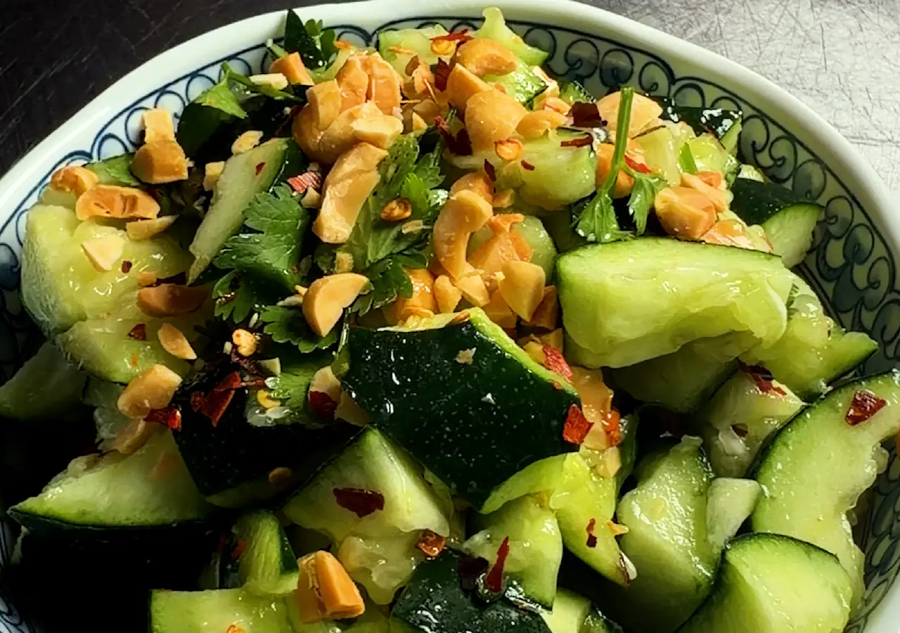 Thai Smashed Cucumber Salad
