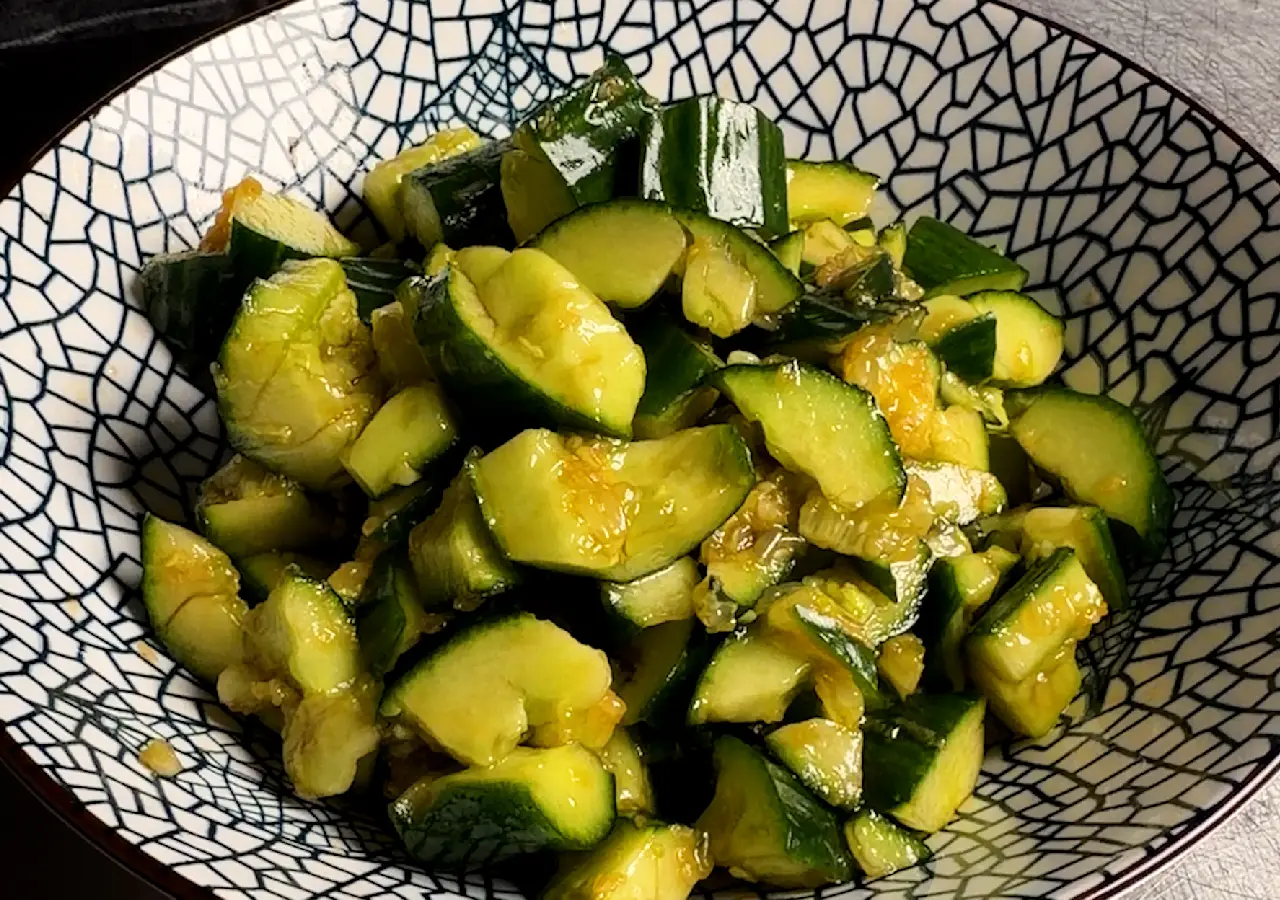 Shanghai Smashed Cucumber Salad