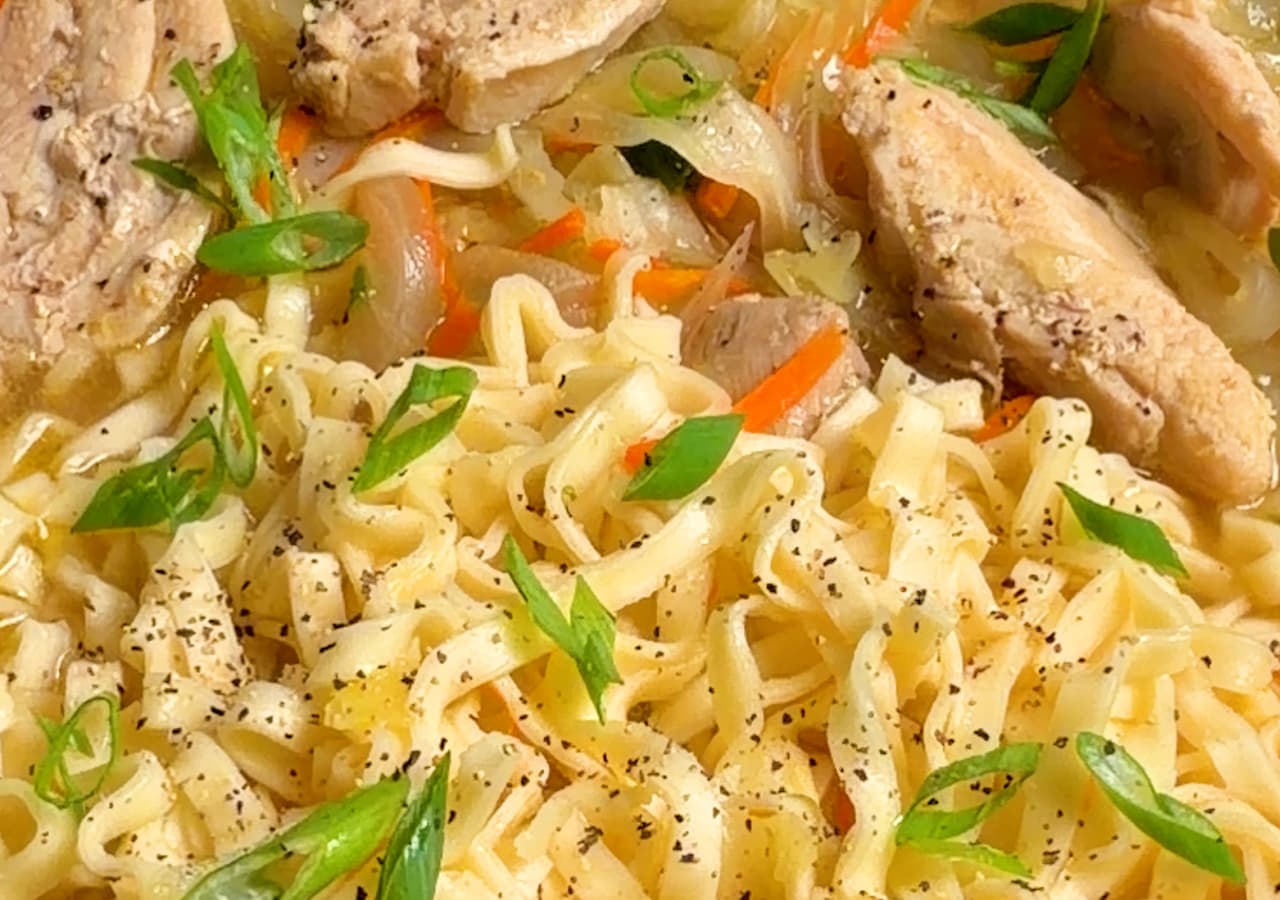 Chinese-Style Chicken Noodle Soup