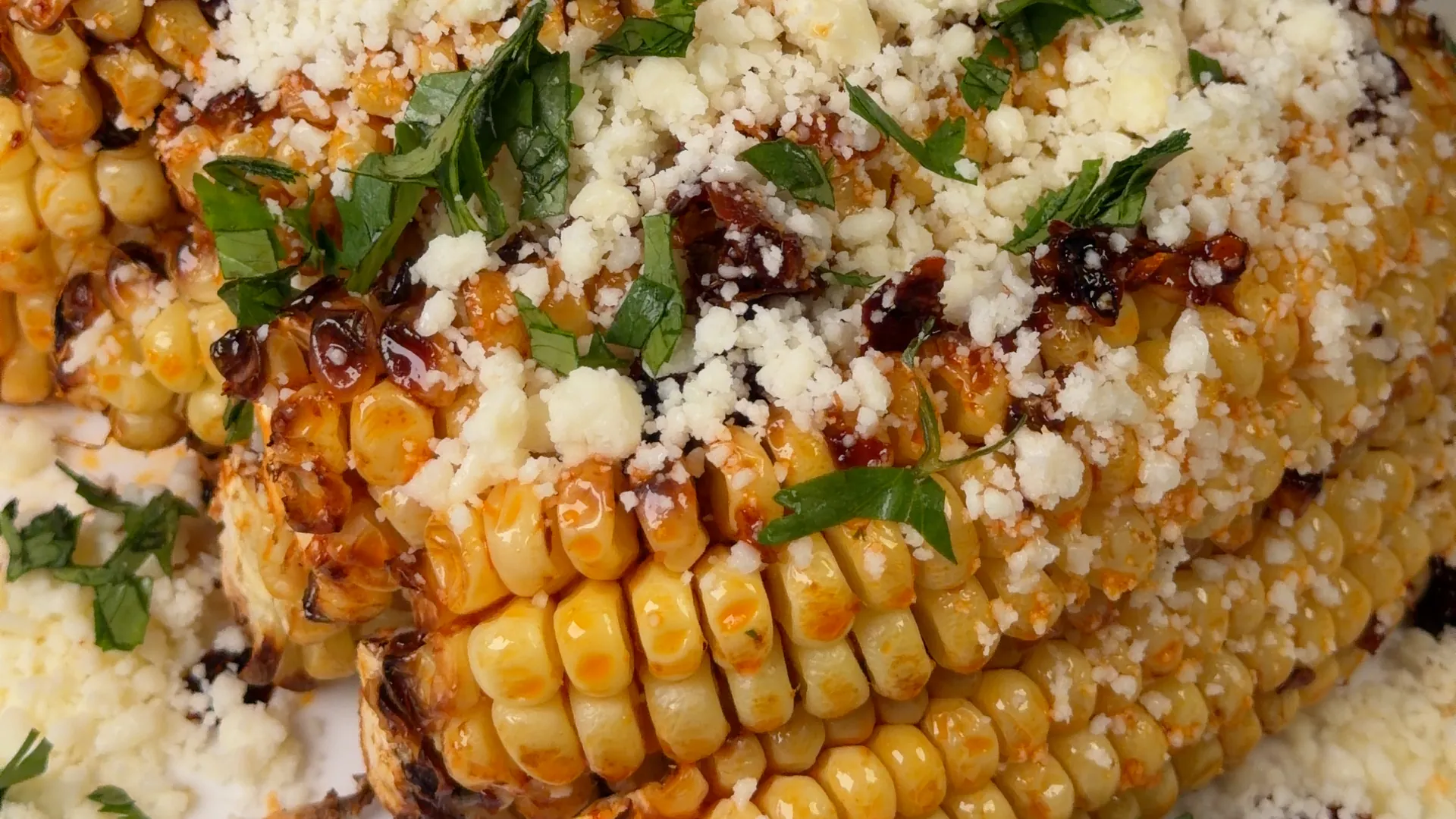 Chili Butter Corn Ribs
