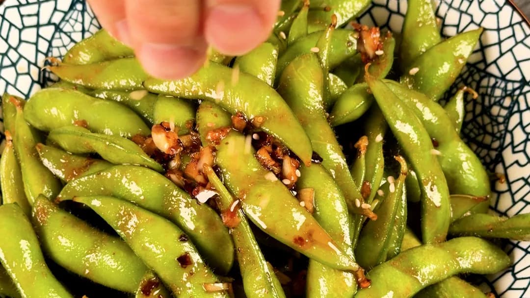 Chili Garlic Edamame