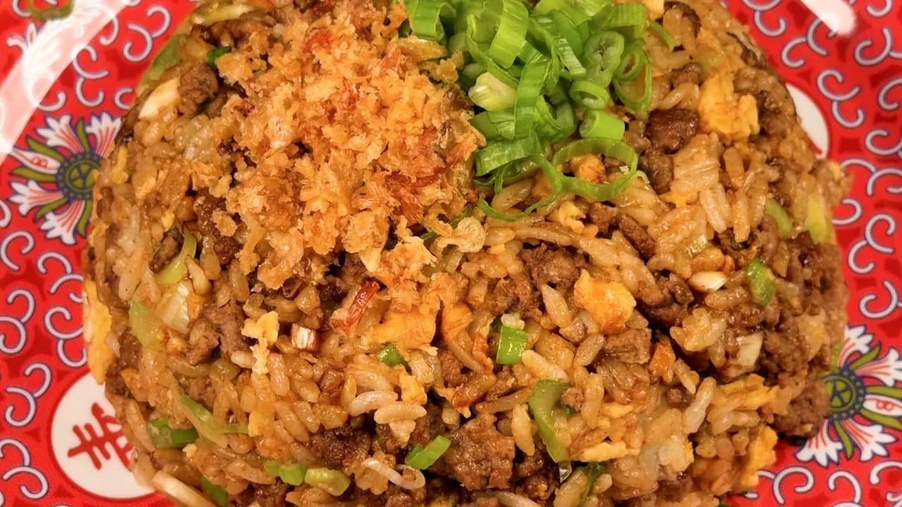 Crack Ground Beef Fried Rice